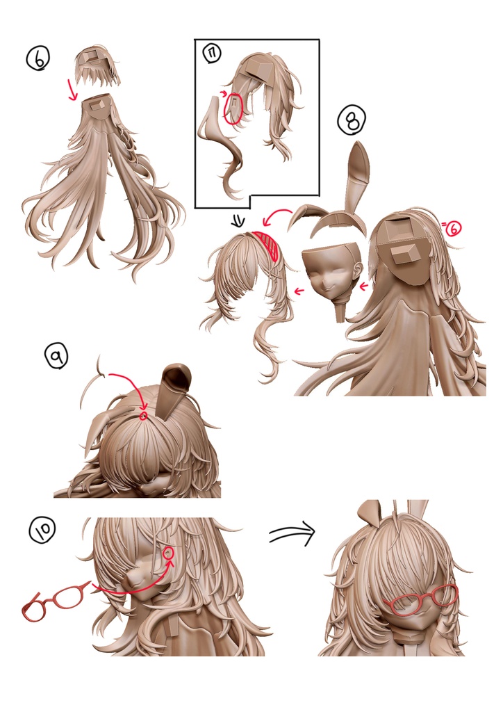 Nikke レーベル(バニーガールVer.)(レジンキャストキット)