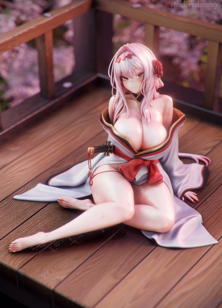 NIKKE : 紅蓮:ブラックシャドウ( ロンギングフラワー)(ガレージキット)