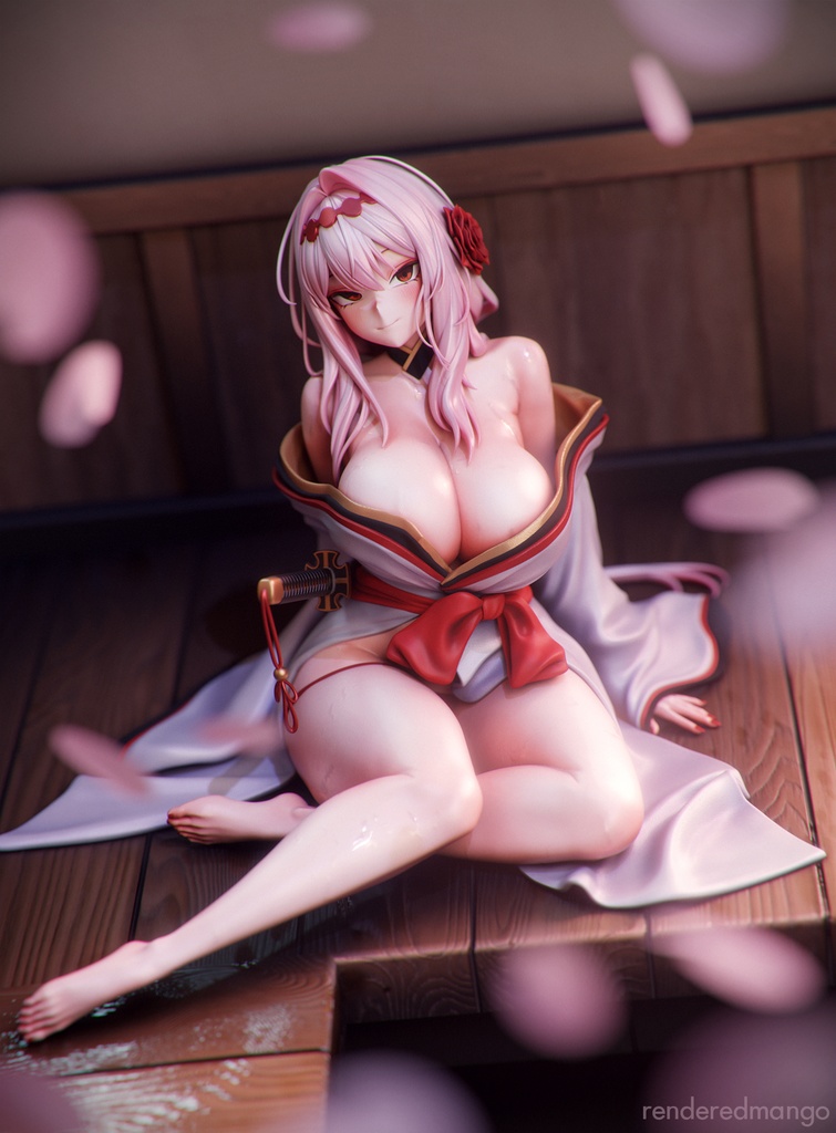 NIKKE : 紅蓮:ブラックシャドウ( ロンギングフラワー)(ガレージキット)