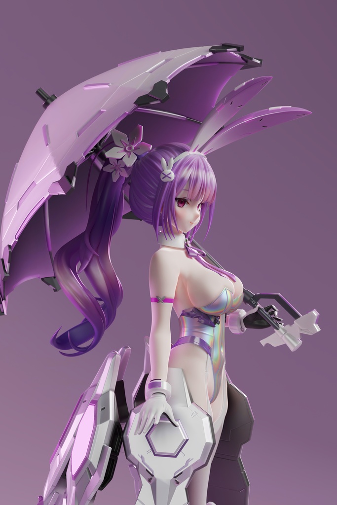 NIKKE フローラ (Flora)フェアリーラビット (レジンキャストキット)