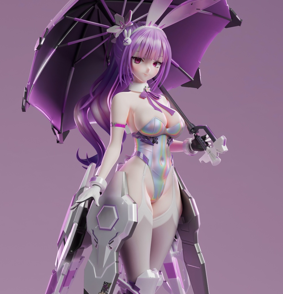  NIKKE フローラ (Flora)フェアリーラビット (レジンキャストキット)