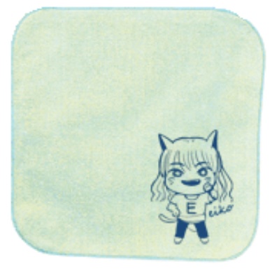 くるま英子オリジナルハンカチ