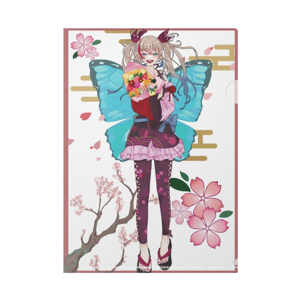 花唄まろ 1th Anniversary 限定グッズ クリアファイル