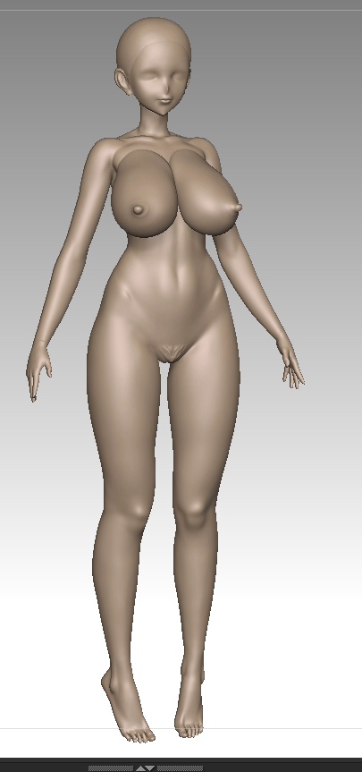 zbrush 用素体ver3 and 男性モデル