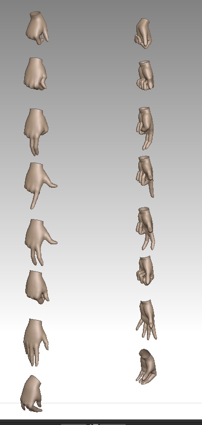 zbrush 用素体ver3  and   男性モデル