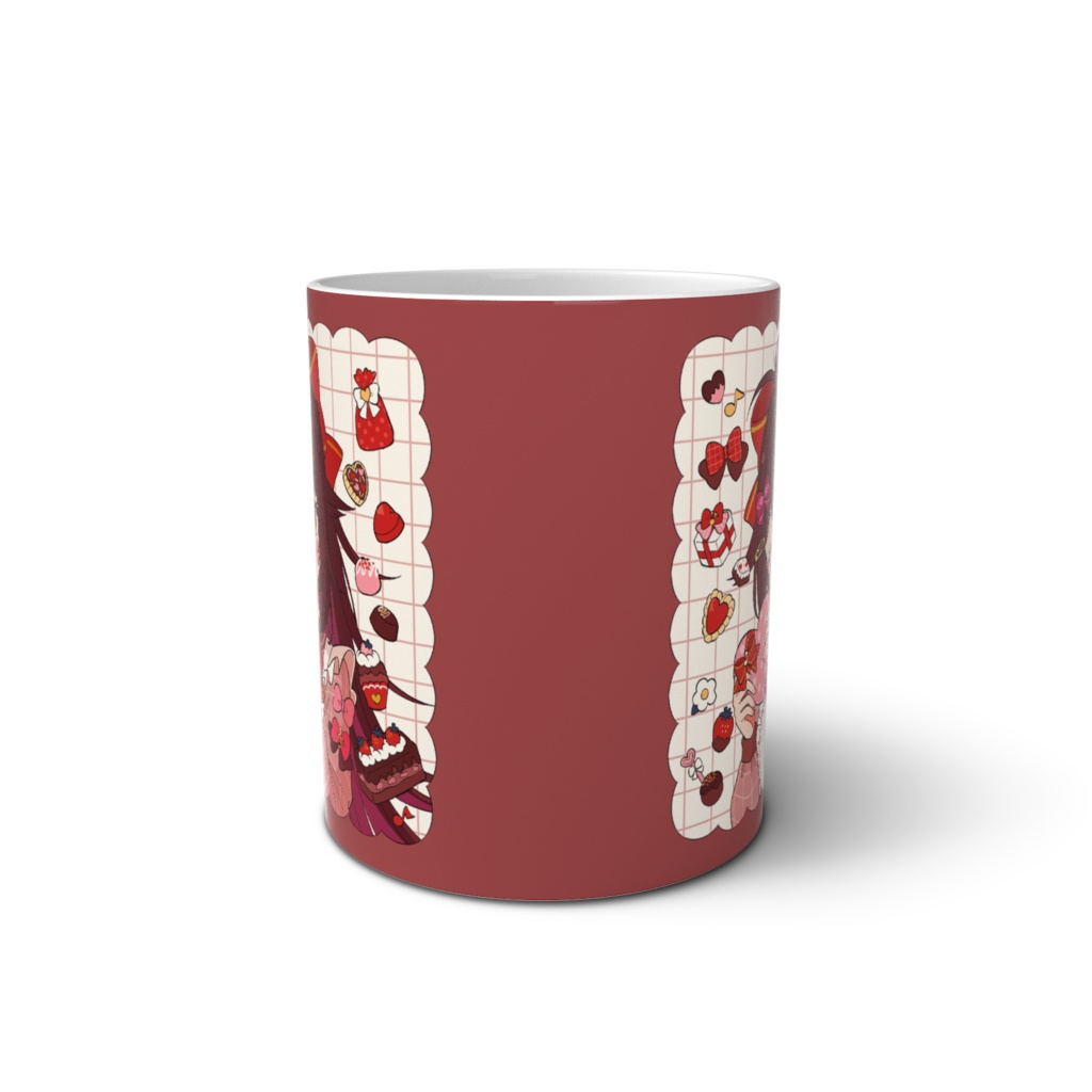 【バレンタイン】リアxDECOチョコレート♪【マグカップ&白雲母のコースター付き】