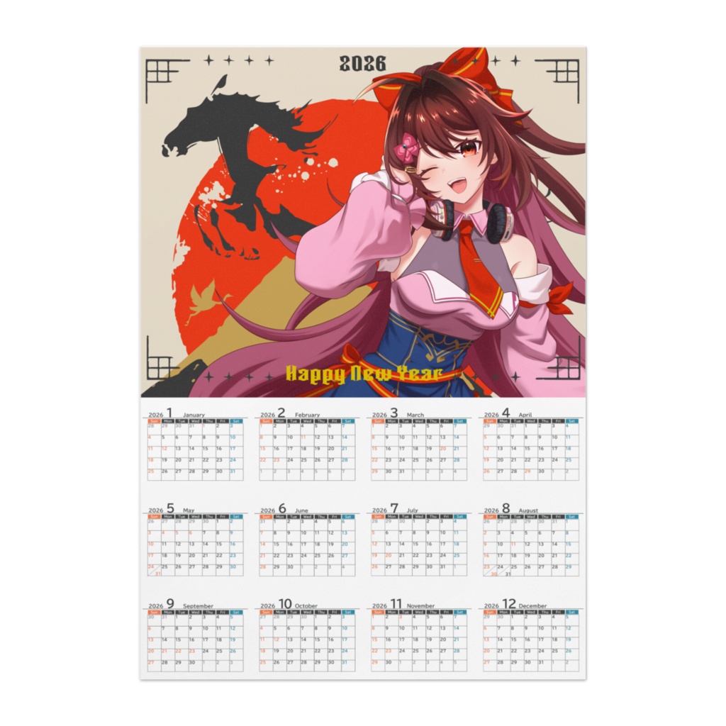 🎊リアオリジナルカレンダー2026年🎊