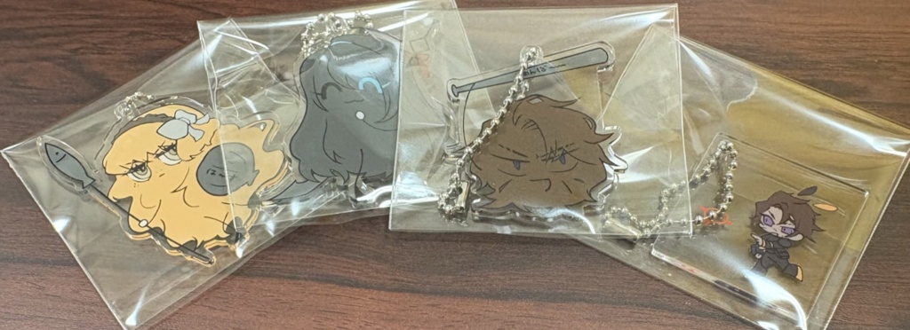 2mm厚 アクリルキーホルダー