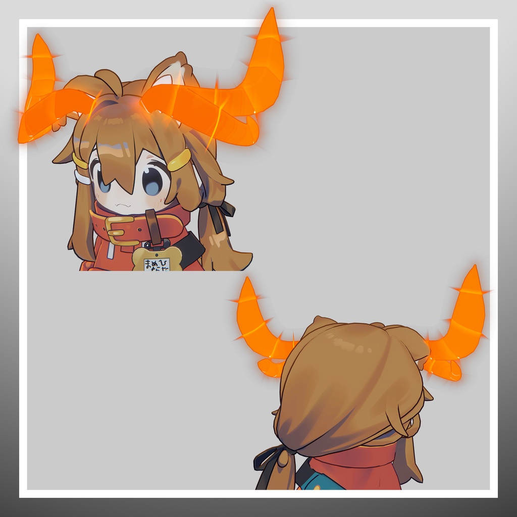 【全アバター対応】【カラーバリエーションあり】ルシファーホーン