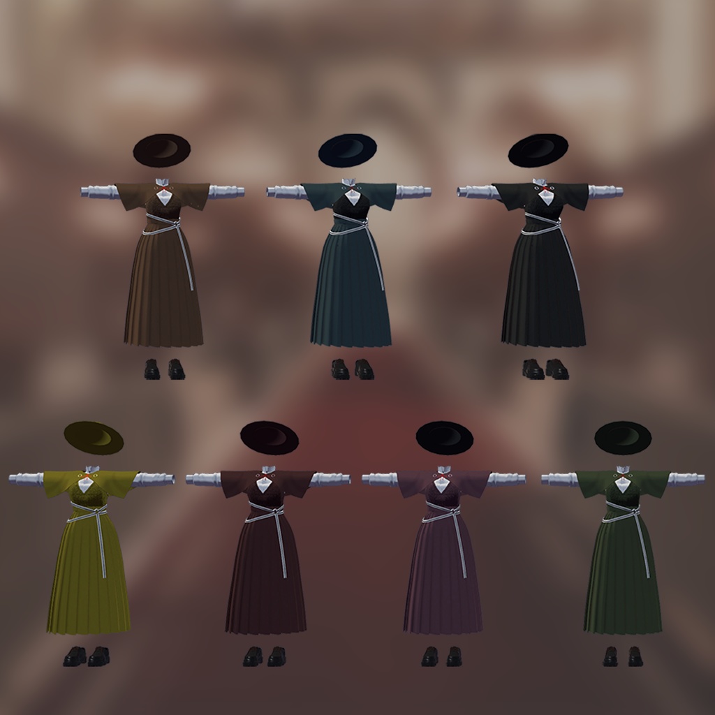 【MA対応】【複数アバター対応】ゴシックユニフォーム