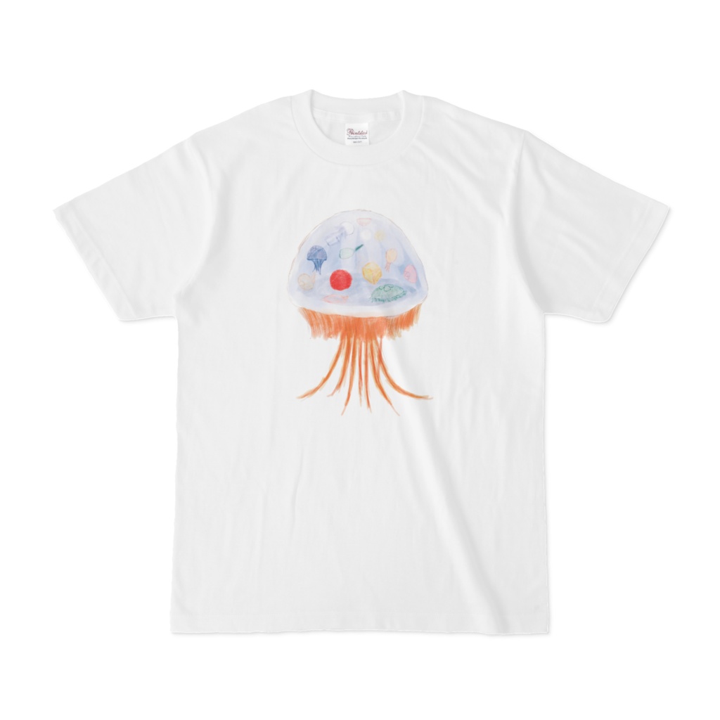 くらげふるーつぽんちTシャツ