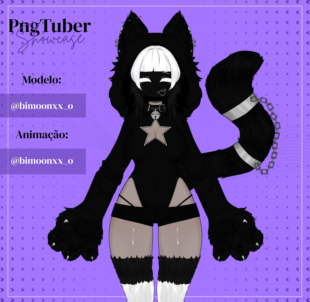 PngTuber Modelo Kitty- Model PngTuber 