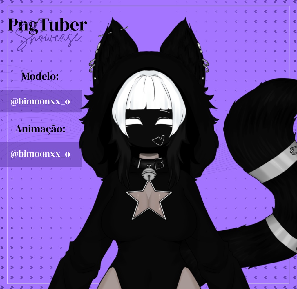 PngTuber Modelo Kitty- Model PngTuber