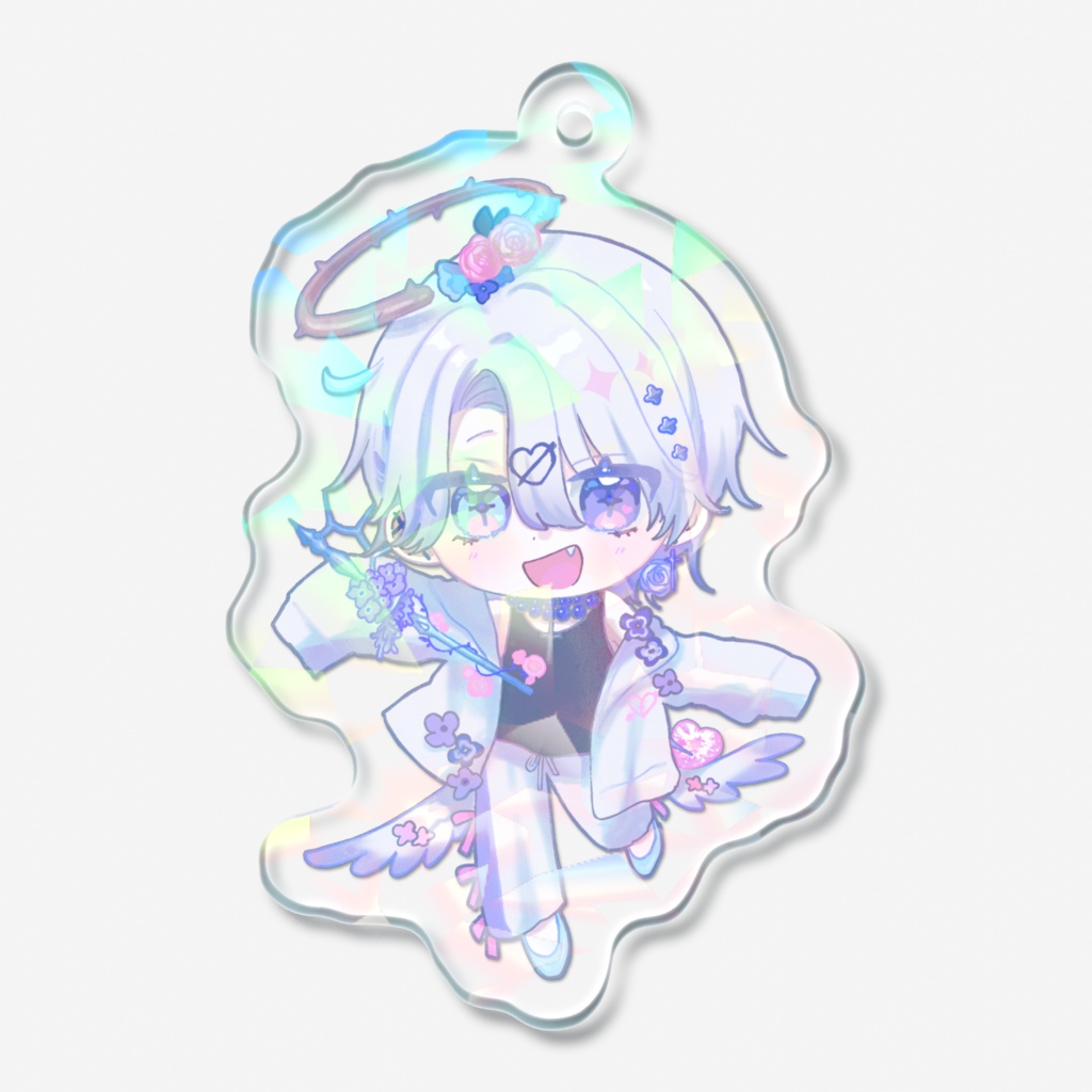 花舟ルキのきらきらホログラムアクキー