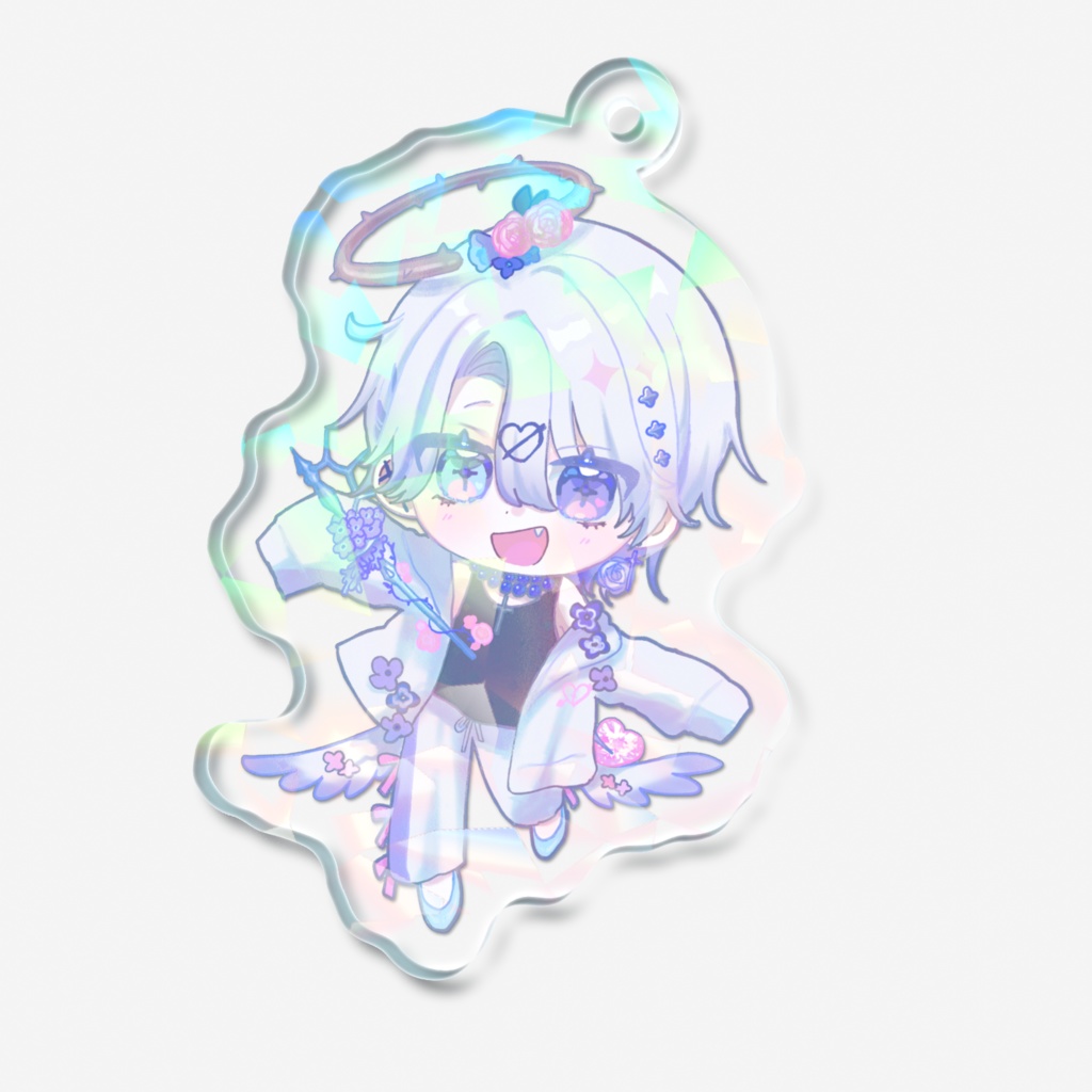 花舟ルキのきらきらホログラムアクキー