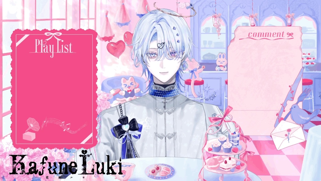 ❥動く配信背景|楽園のメルヘンカフェ