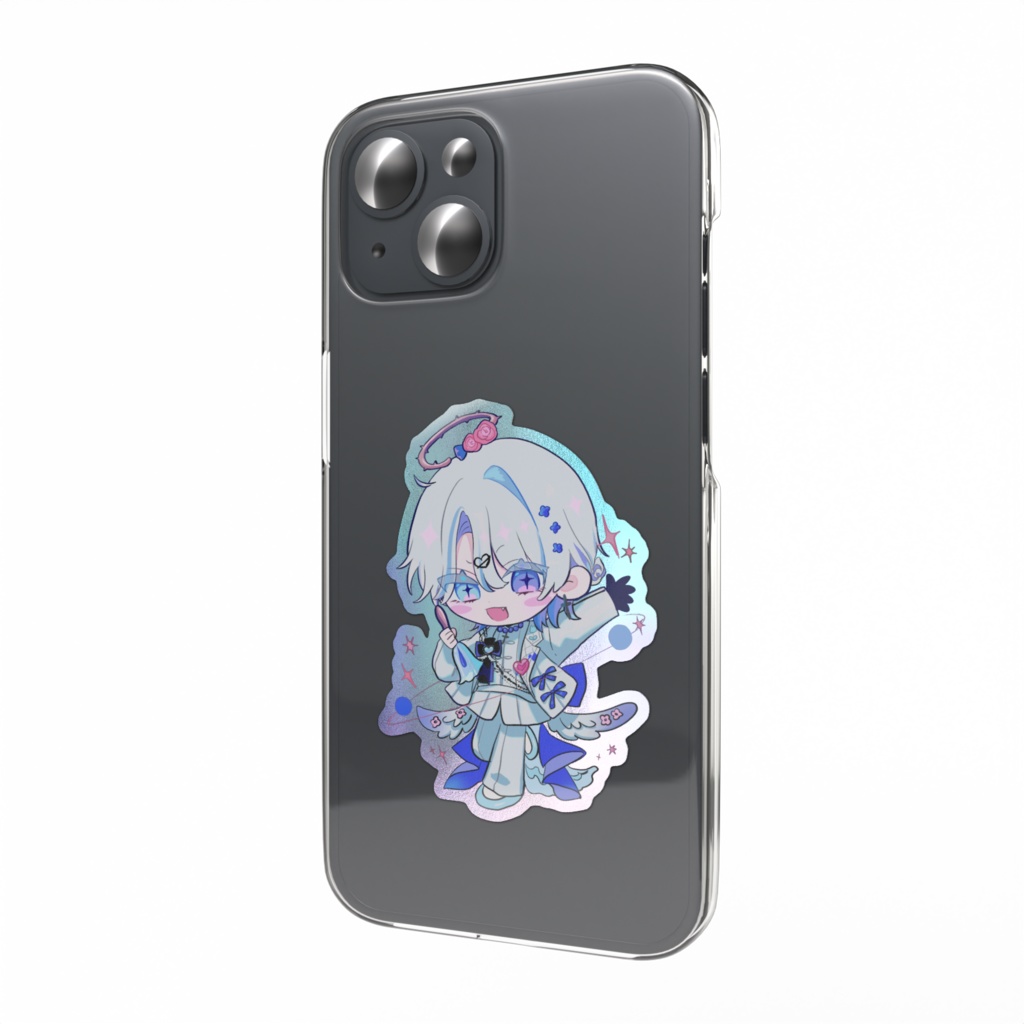 花舟ルキのオーロラスマホステッカー