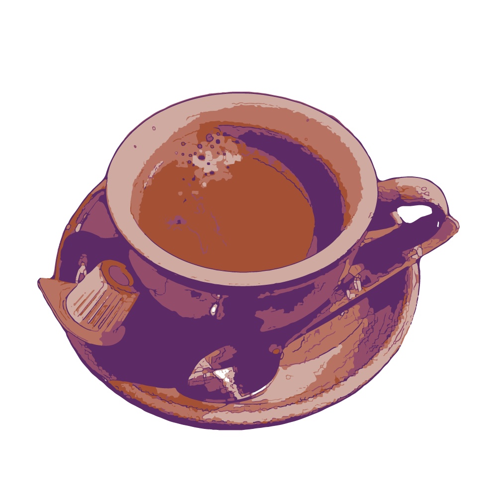 【画像素材・無料有】コーヒーカップ 写真加工 透過PNG 画像素材 4種×4差分