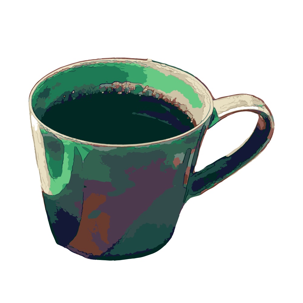 【画像素材・無料有】コーヒーカップ 写真加工 透過PNG 画像素材 4種×4差分