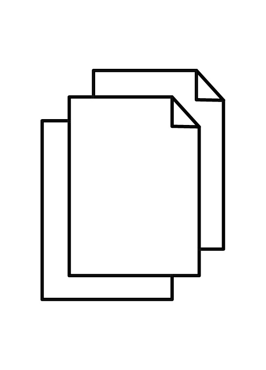 【無料版あり】過去ログ表紙 モノクロ A5比率 書類 段ボール