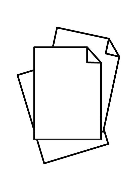 【無料版あり】過去ログ表紙 モノクロ A5比率 書類 段ボール