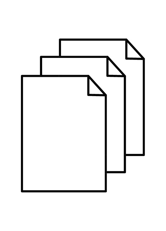 【無料版あり】過去ログ表紙 モノクロ A5比率 書類 段ボール