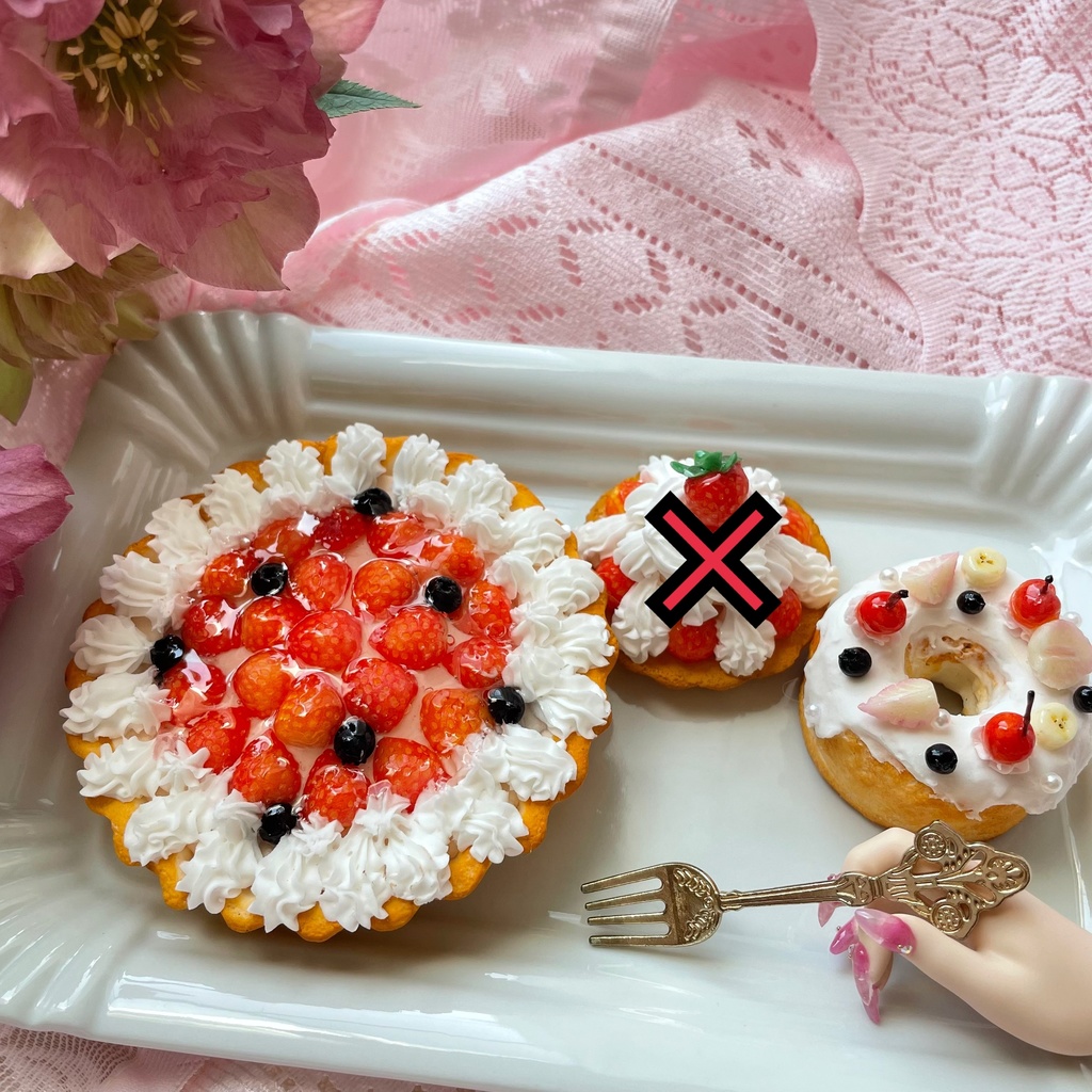 フェイクフード　ホールケーキ各種