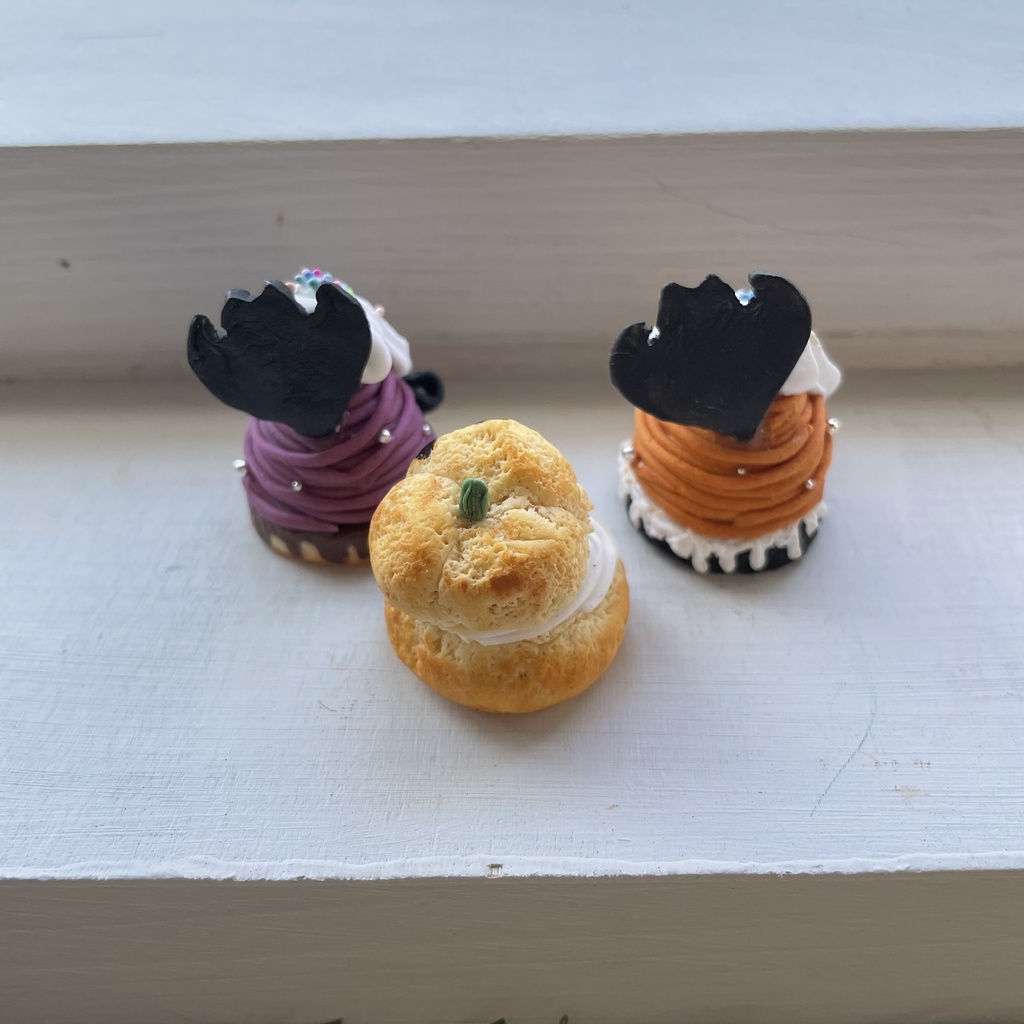 フェイクフード　ハロウィンケーキセット3点
