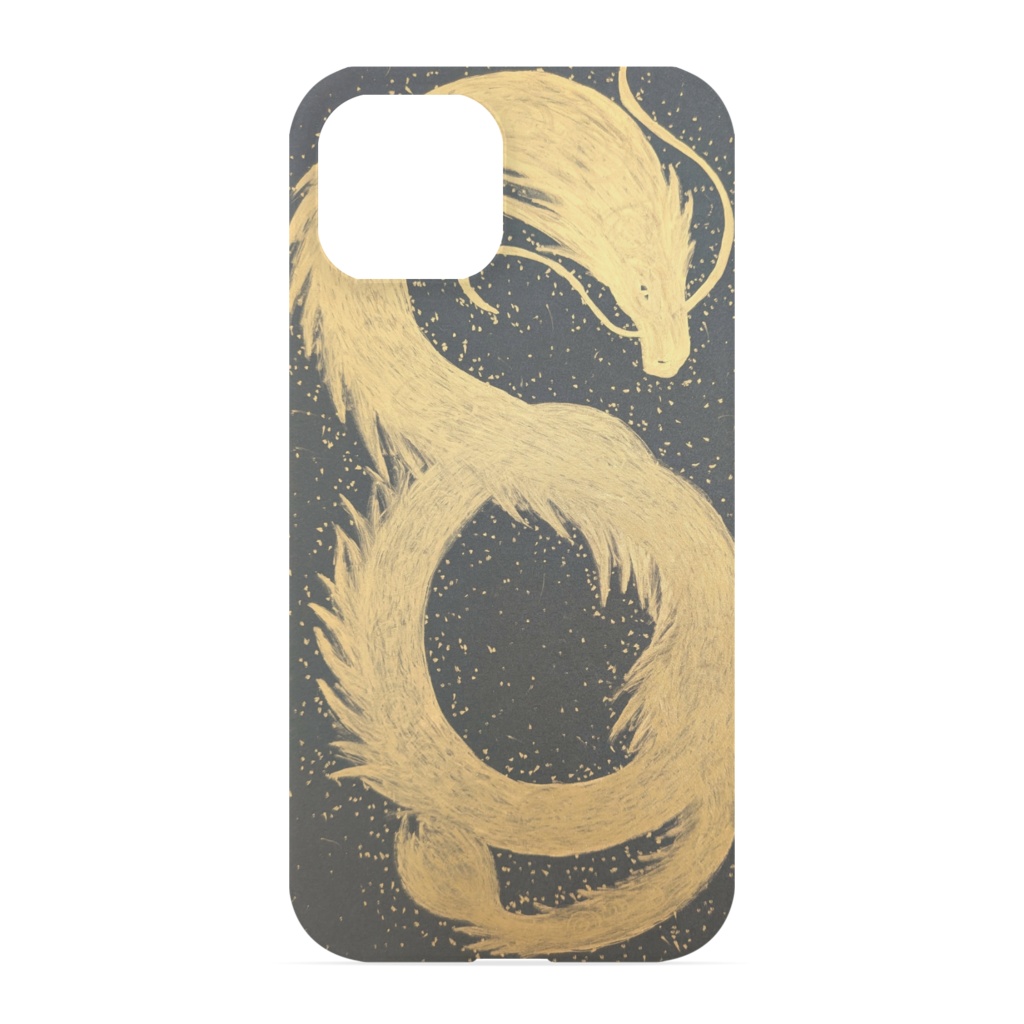 運気アップするように祈り込め手描きした金龍