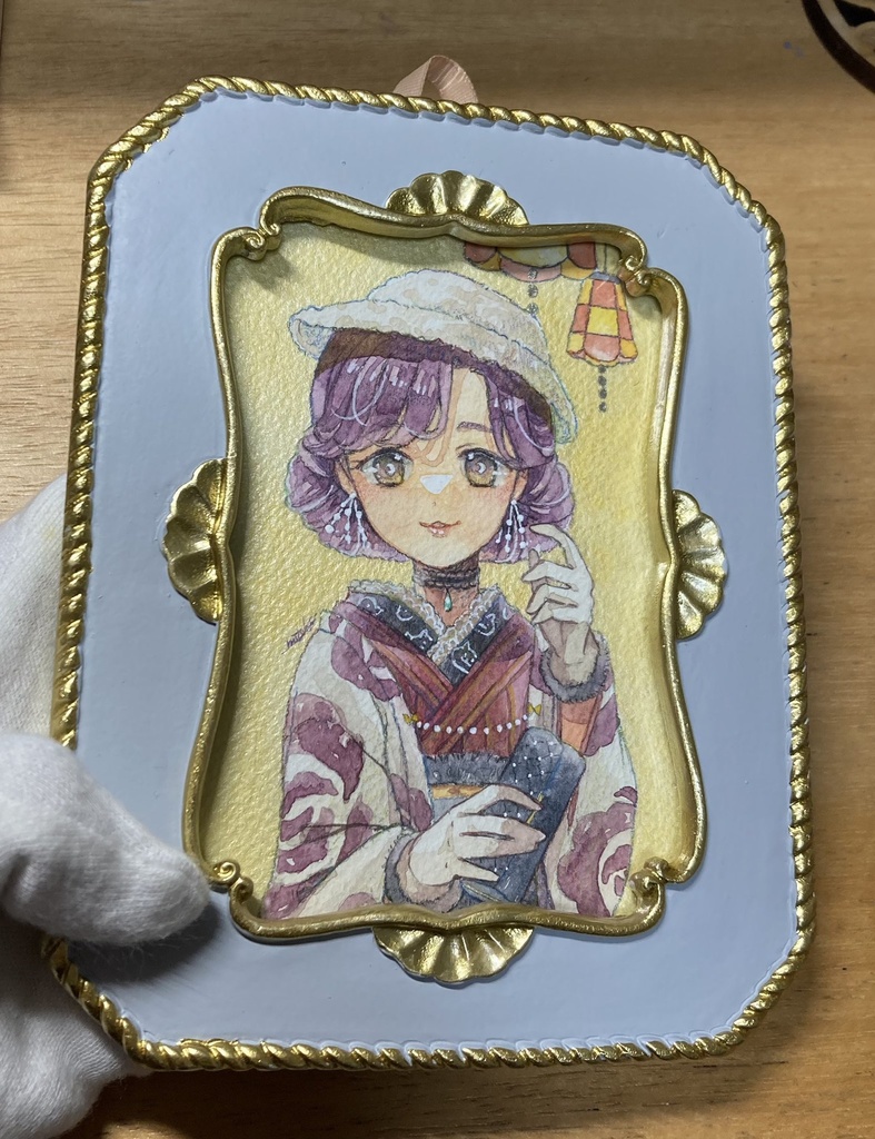 原画:「ふわふわハットの子」