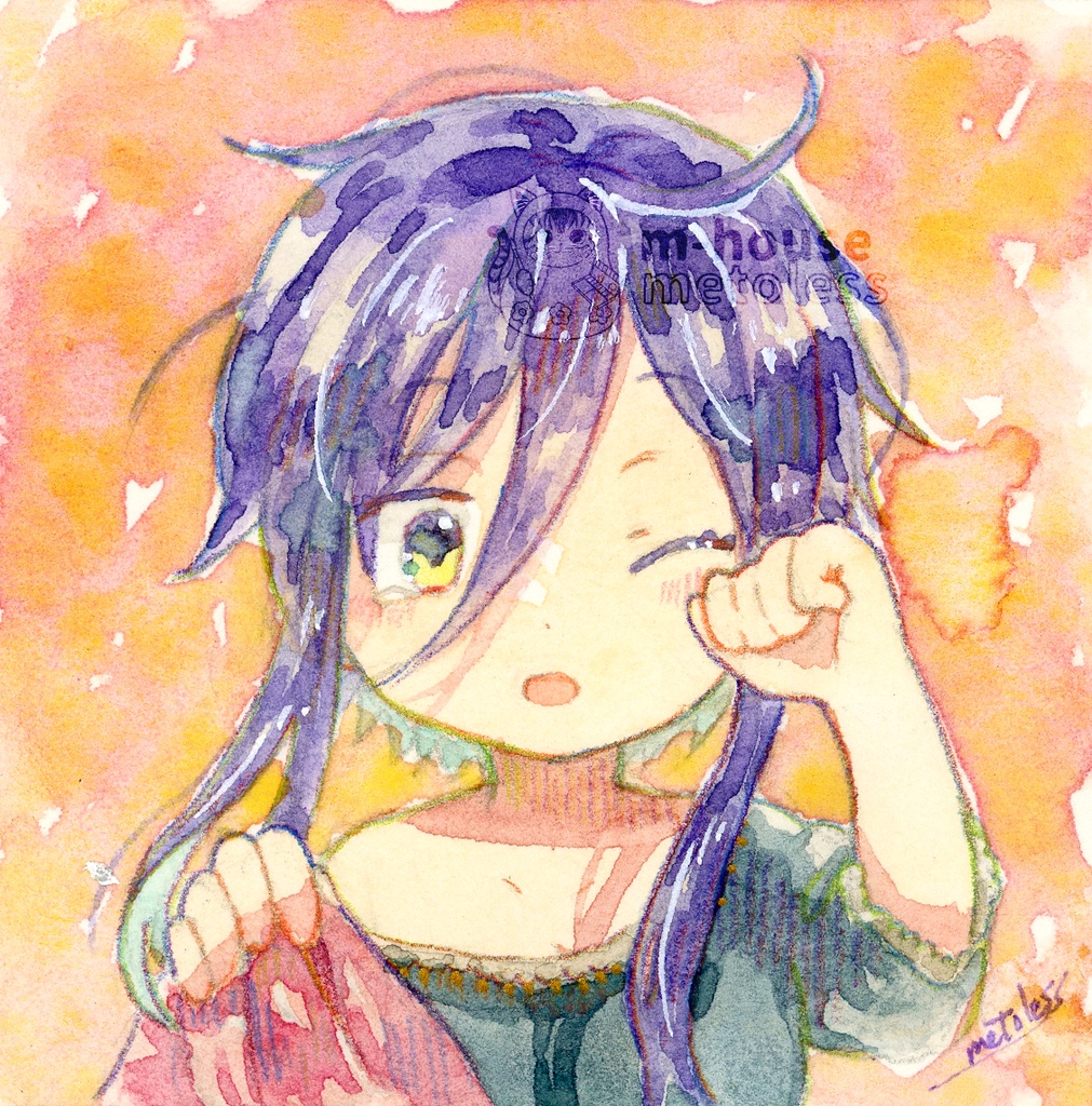 原画：ルゥイちゃん（寝起き）