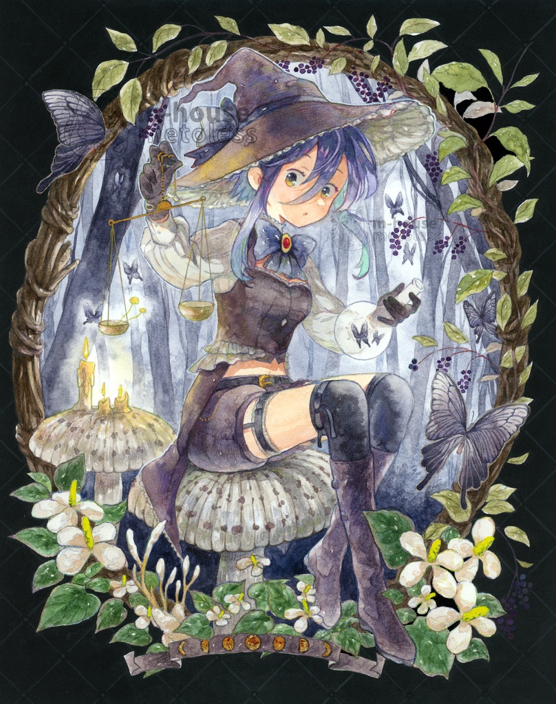 原画：「毒と薬の蒐集家」