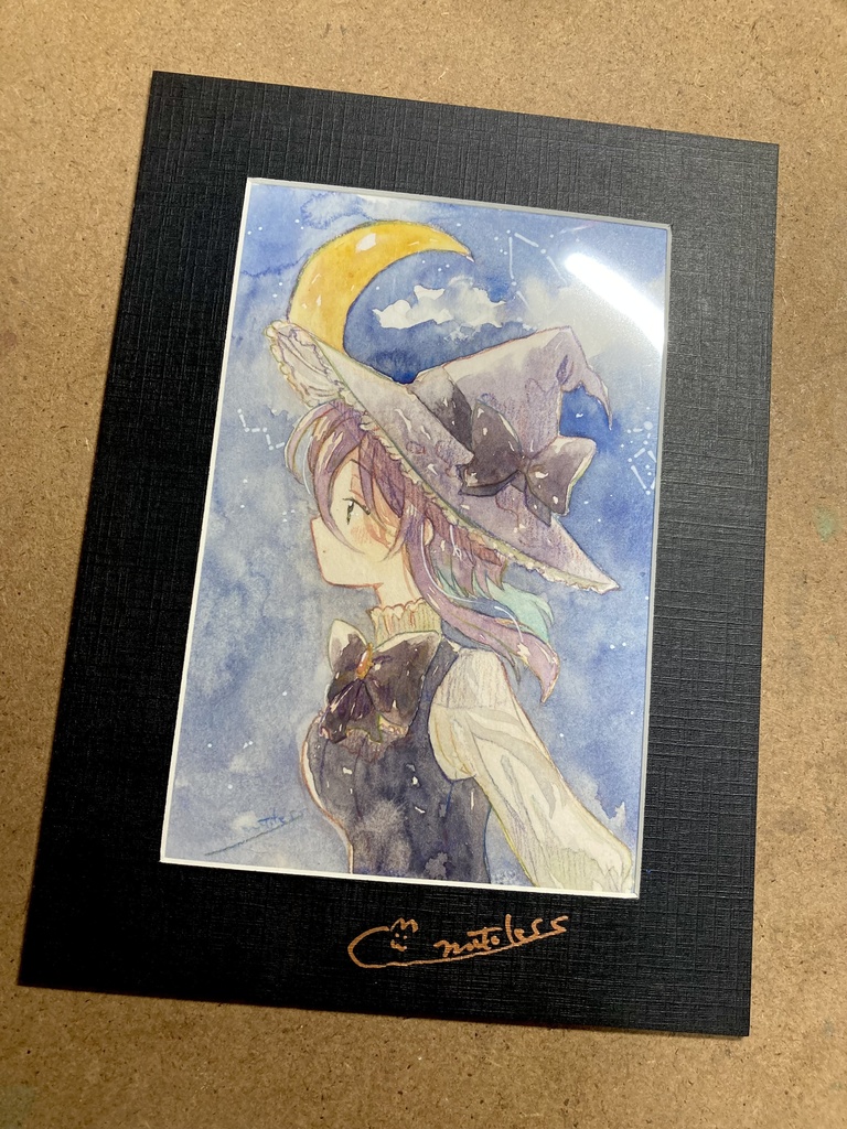 マット付原画:月夜の魔女