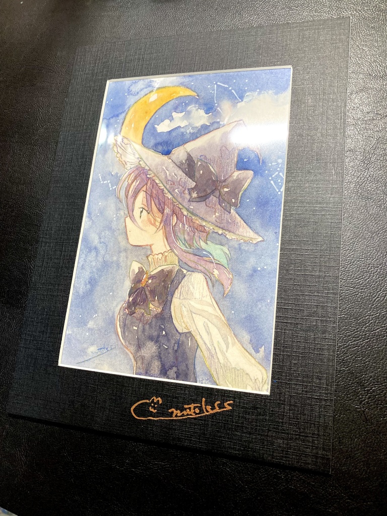 マット付原画:月夜の魔女