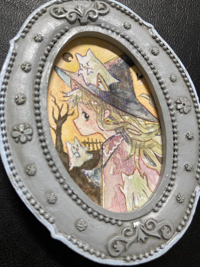 原画:ミニ額「ハロウィン」