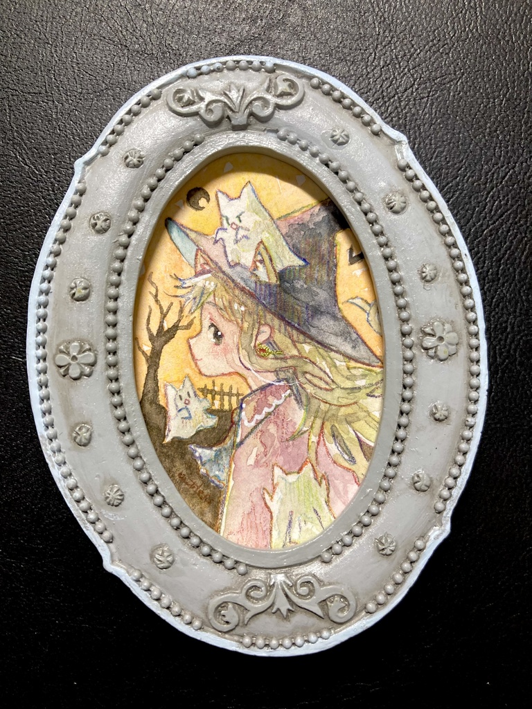 原画:ミニ額「ハロウィン」