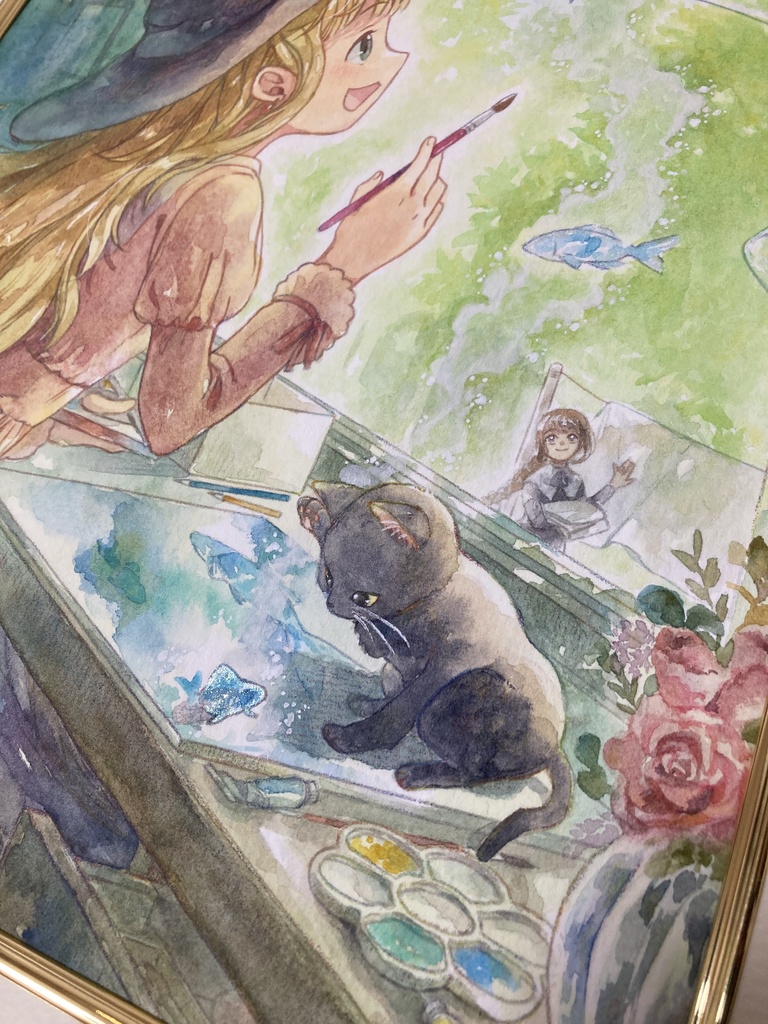 原画:「I wish your life happy」