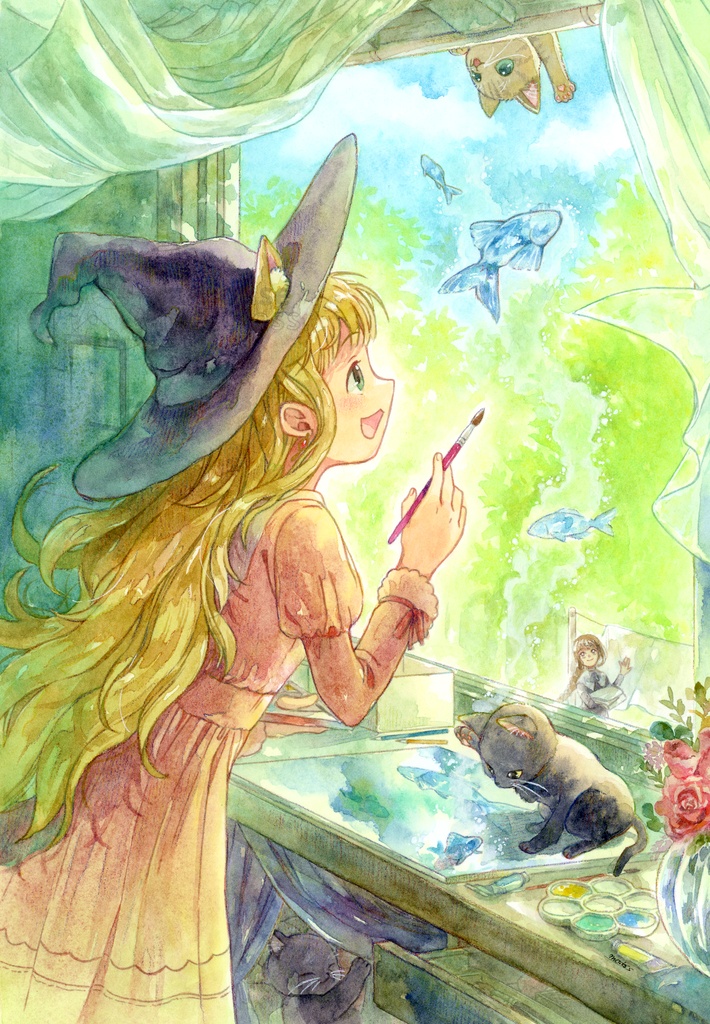 原画:「I wish your life happy」