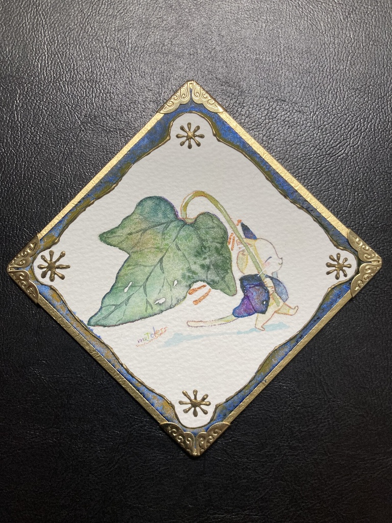 色紙原画:「ルンタルンタ♫」