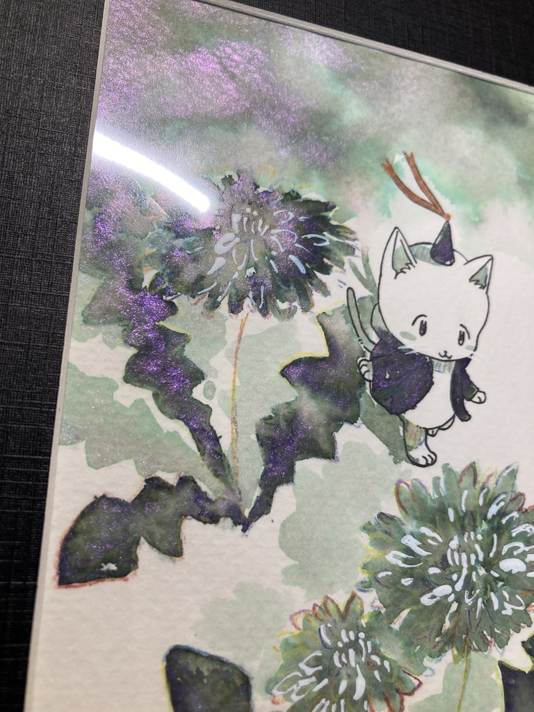 マット付原画:「たんぽぽ」