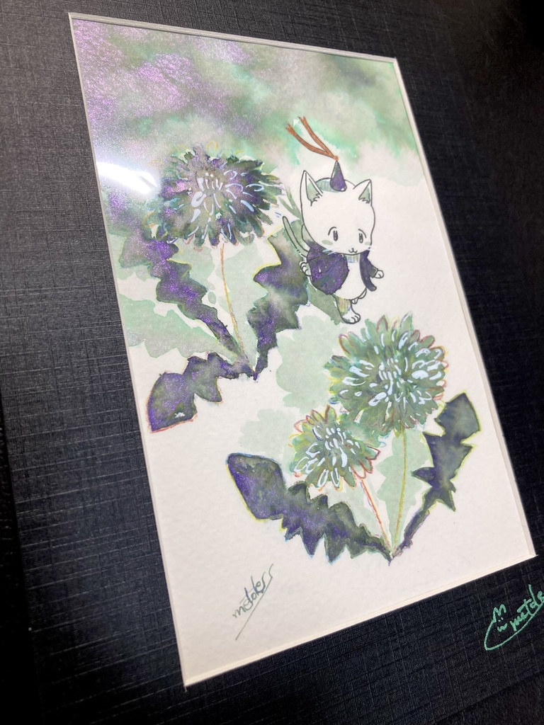 マット付原画：「たんぽぽ」