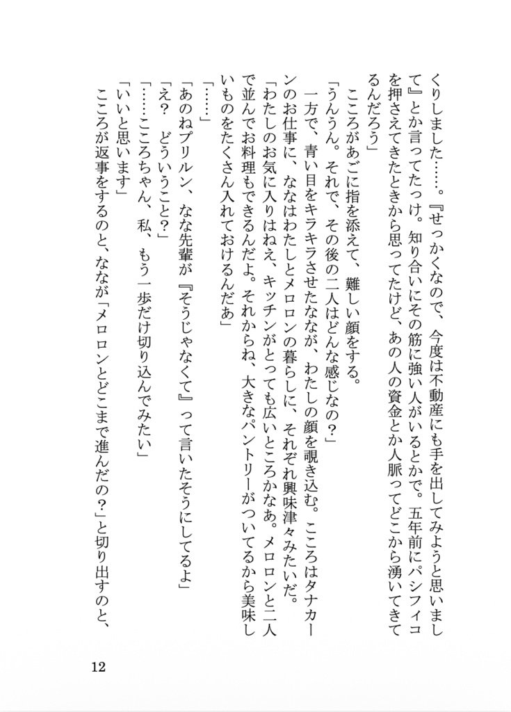 『1LDKロマンチカ』プリメロ小説本