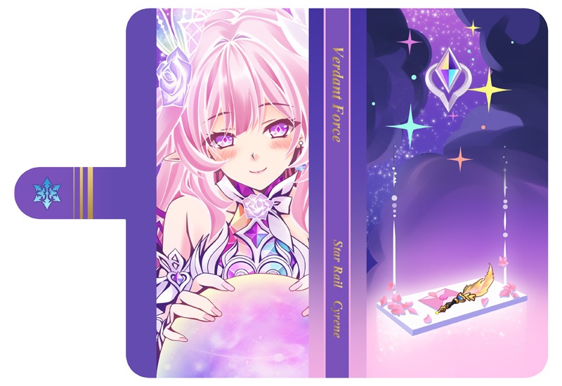 キュレネ手帳型スマホケース