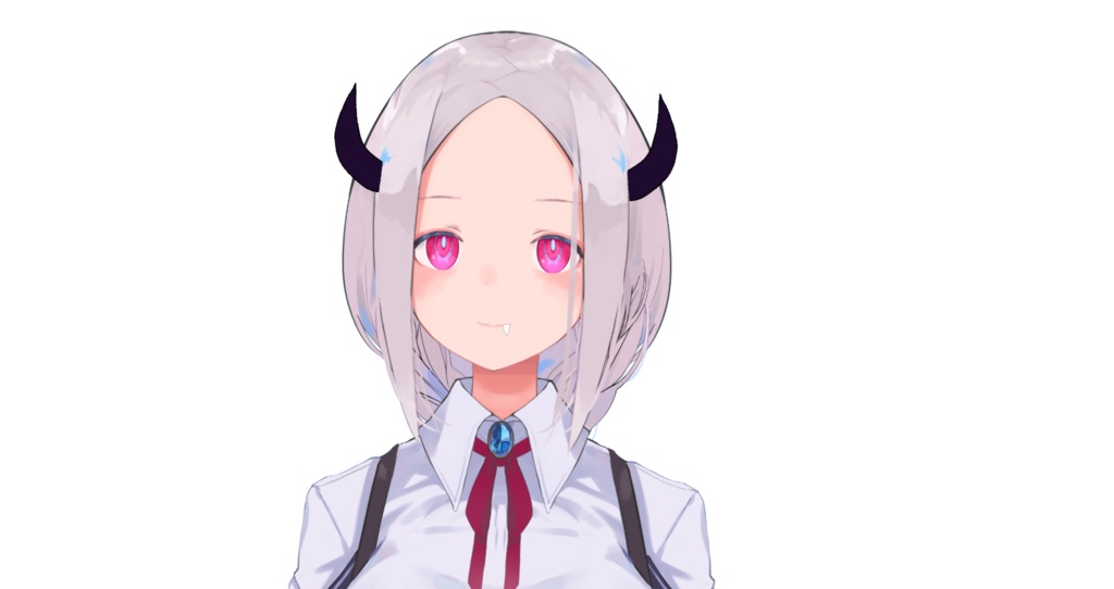 Vtuber用ハロウィン素材(悪魔の角と牙)