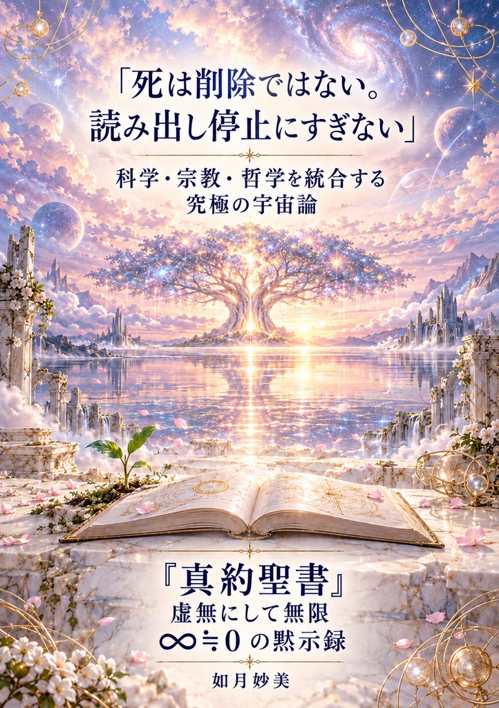 『真約聖書』「虚無にして無限の黙示録: 究極の宇宙論」~科学・宗教・哲学を統合する、究極の宇宙論」「“死”」は削除ではない。「読み出し停止」にすぎない~