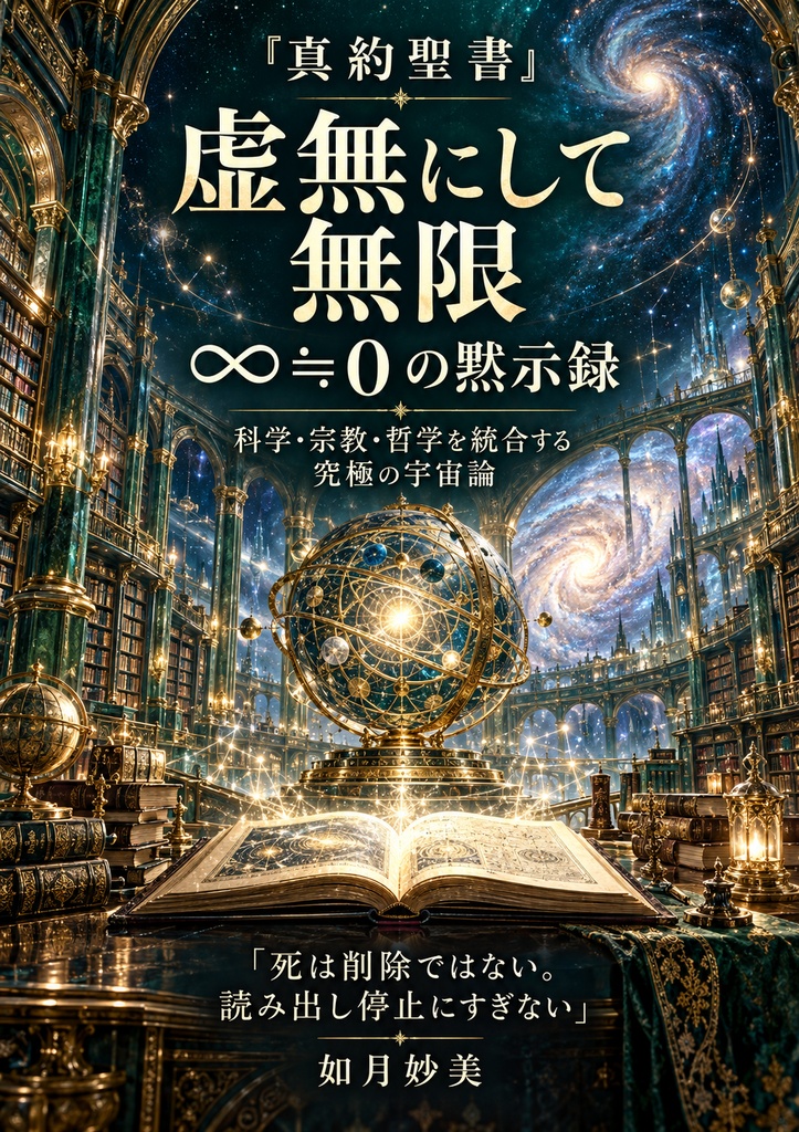 『真約聖書』「虚無にして無限の黙示録: 究極の宇宙論」～科学・宗教・哲学を統合する、究極の宇宙論」「“死”」は削除ではない。「読み出し停止」にすぎない～