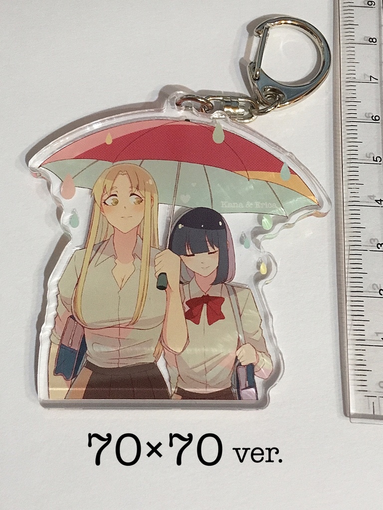 カナとエリカ 相合傘ver.