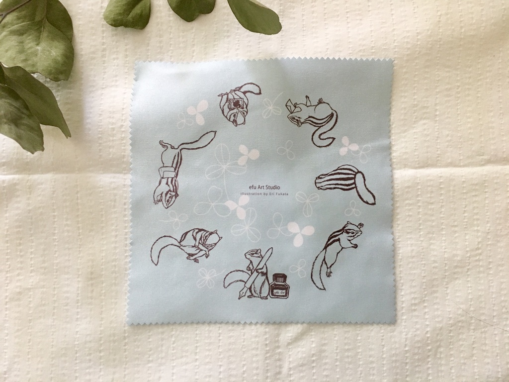 リスのメガネ拭き