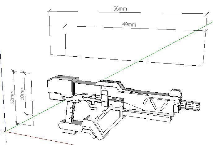 3d gun Hexa Gear ヘキサギア Batch1 