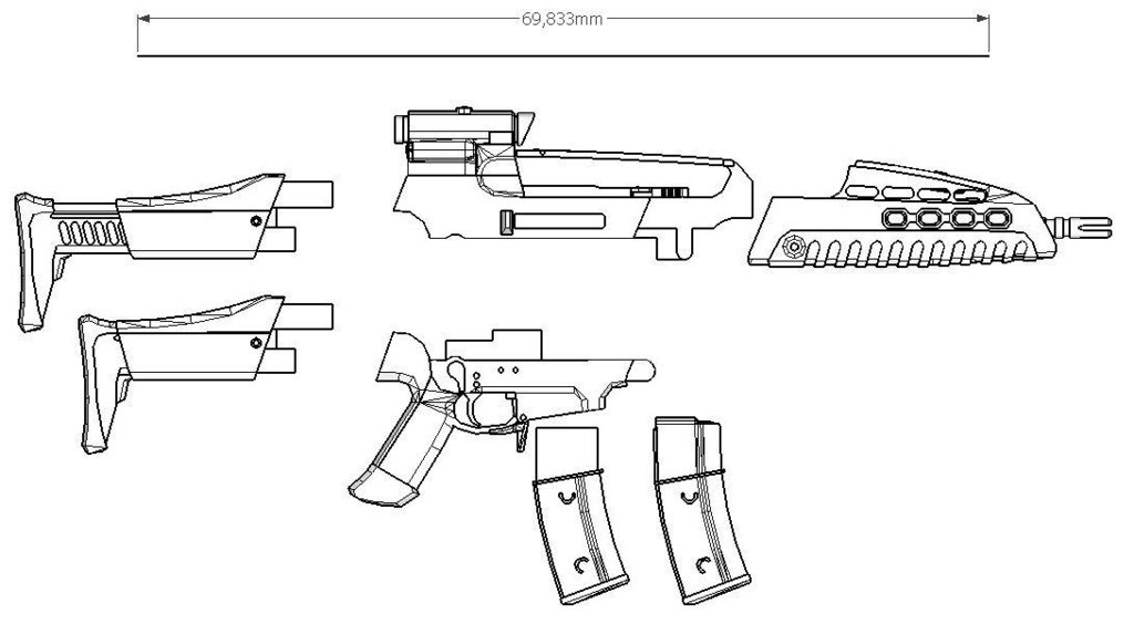 ドルフロ X95 コスプレ衣装+銃 - コスプレ